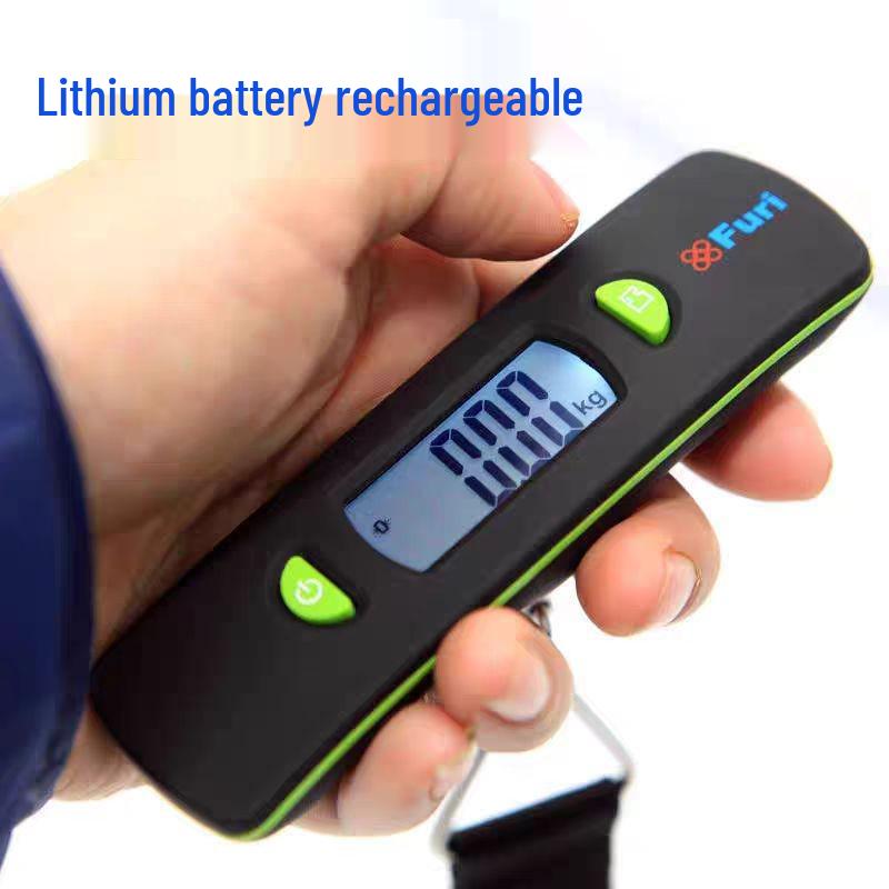 Rechargeable 50kg Handheld Luggage and Fishing Scale