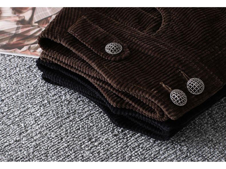 Corduroy High Waist A-Line Pencil Skirt for Women - Versatile Spring/Autumn 2025 Fashion