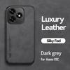 KEYSION Luxury Retro PU Leather Case for HONOR X5c Soft Silicone+PC Shockproof Phone Back Cover for Huawei Honor X5C