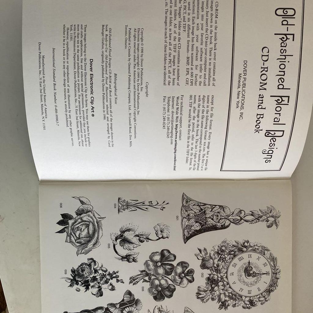 [USED] Old-Fashioned Floral Designs CD-ROM