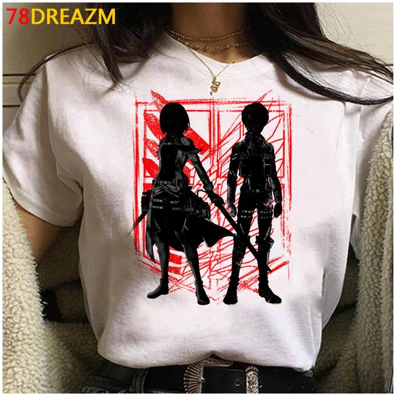 2021 Horké japonské anime tričko Unisex Útok titánů Poslední série tričko Kawaii Kreslené Útok titánů Grafická trička Unisex Unisex