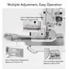 Sewing Machine Auxiliary Fixed Quilting Guide Multi Adjustable Stainless Steel Presser Foot with Edge Guide for Fabric Width