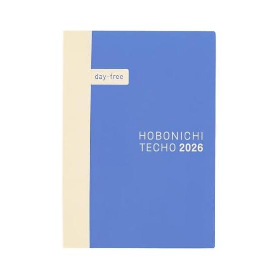 Hobonichi Techo 2026 main body day-free [A6/Monthly + Notes/January/Starts on Monday]