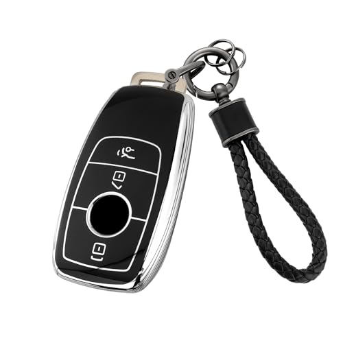 

[Унхоке] Чехол для ключа класса А, Чехол для ключа CLA, Подходит для B-класса, E-класса, купе CLS, C-класса, нового G-класса и т.д., Чехол для смарт-ключа, Держатель для ключей, Высокий