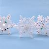 Diy Crystal Epoxy Mold Christmas Series Three-in-one Snowflakes Hanging Pendant Jewelry Silicone Mold for DIY Craft