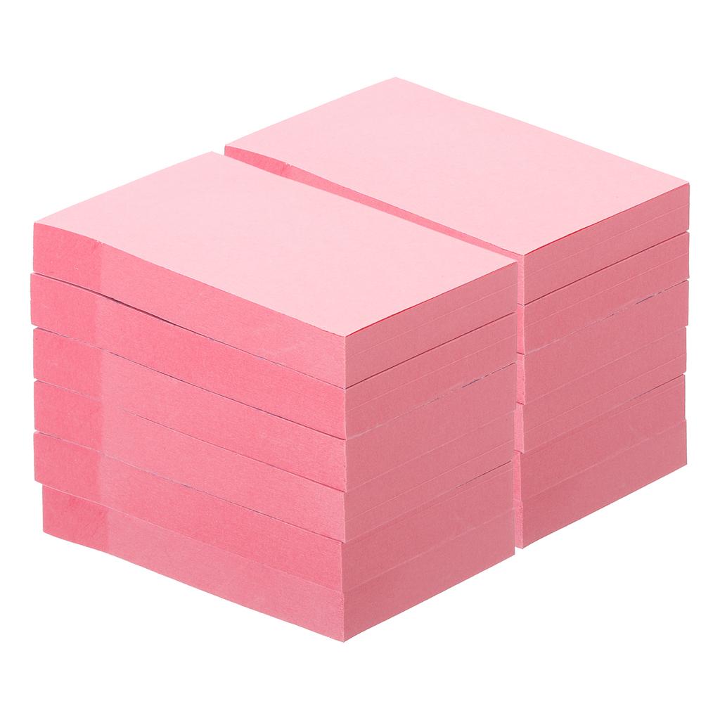 6/12 Pezzi 100 Fogli/Blocchetto Colore Vivace Post-it 2x3 Pollici Autoadesivo Blocchetti Memo Adesivi Post Memo Adesivi per Casa Ufficio Business