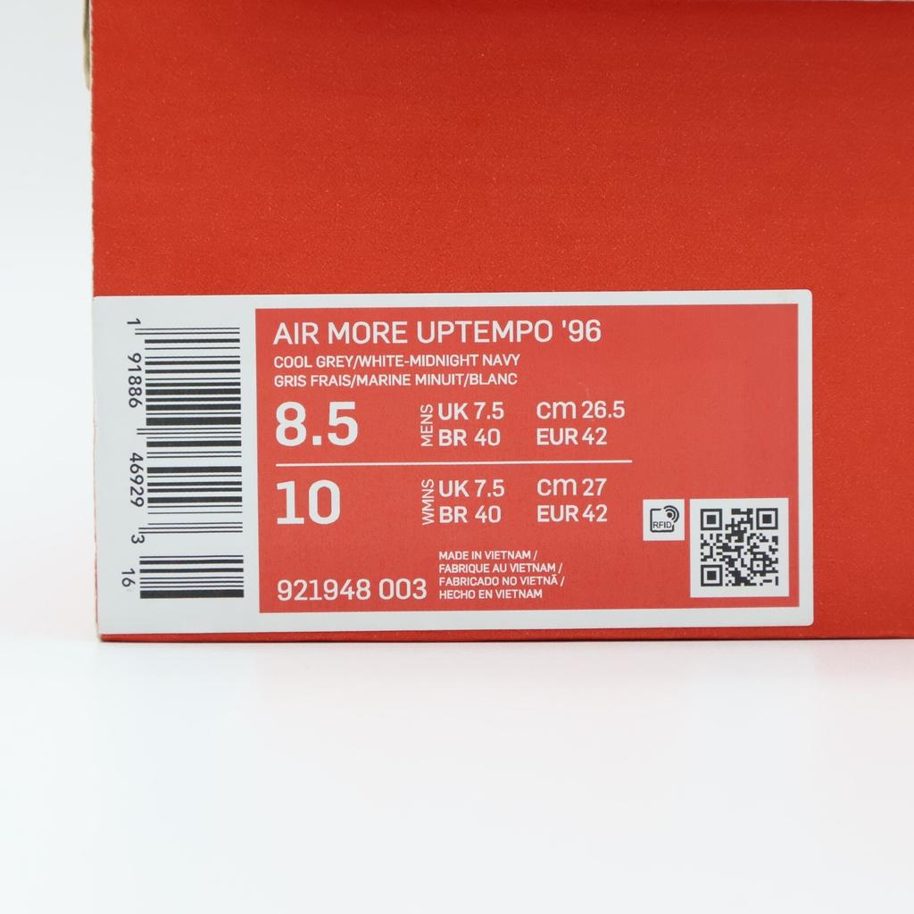 921948-003 Nike Air More Uptempo Cool Grey Midnight Navy (Men's)