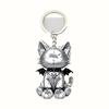Acrylic Material Cat Keychain Wounded Cat Style Kitten Pendant Y2K Acrylic Keychain  Keychain Gift
