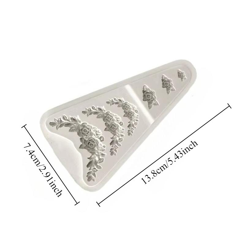 1PC Bouquet shape silicone molds chocolate pudding fondant molds gumdrop clay plaster molds baking tools cake decoration