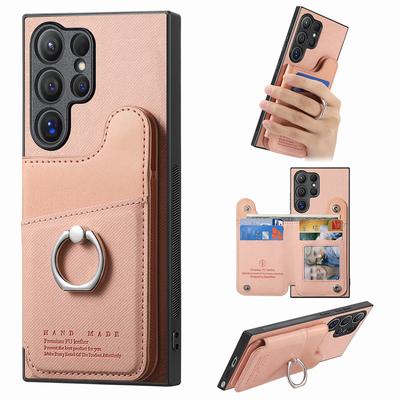 Magnetyczne etui na telefon blokujące RFID dla Samsunga S25 Ultra S24 S22 Plus S23 FE A16 A26 A36 A56 A55 5G Portfel z okładką z uchwytem na karty