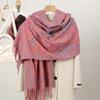 New Shawl Warm Winter Scarf Hijab Women Print Paisley Cashmere Pashmina Thick Wrap Head Neck Foulard Luxury  Blanket Echarpe