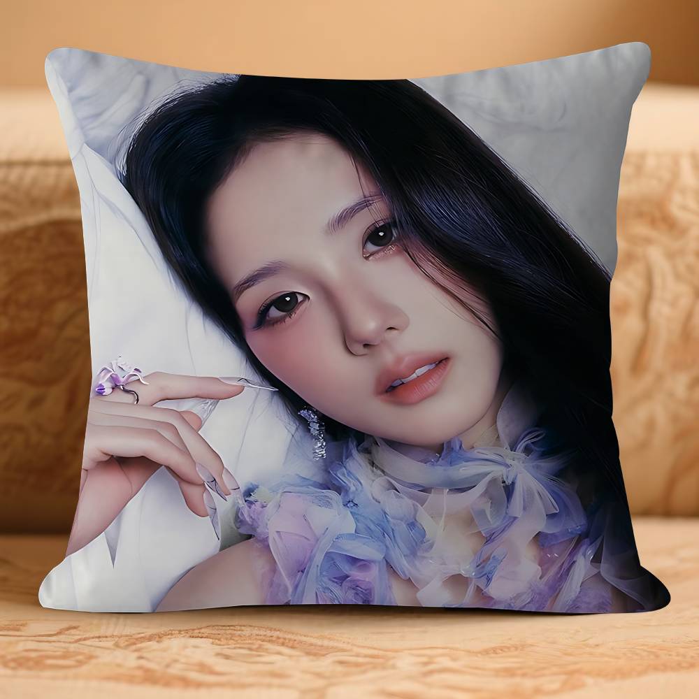 

Singer K-Kim-Jiso-oS Pillow Case Removable Washable Cushion Cover – All-Season Soft Linen 16x16Inch