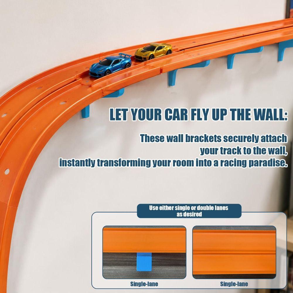 1/5PCS Double-Sided Tape Track Support Bracket Plastic Wall Track Bracket  Wall Mount Storage