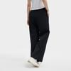 Fila Original Fashion Simple Classic Retro Sports Style Versatile Comfortable Loose Woven Casual Pants Women Bottoms Black F51W629801FBK