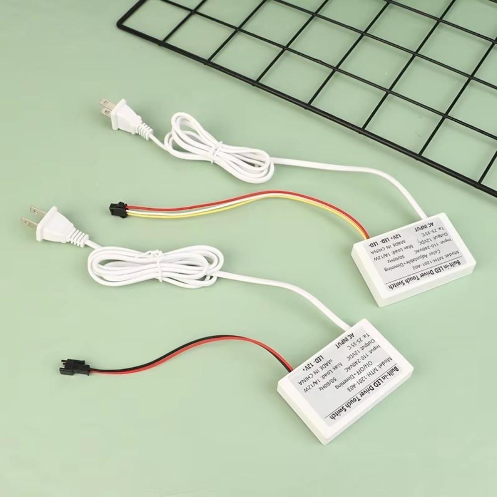 New 12V 1A Touch Switch Monochrome Bathroom Mirror Switch Touch Sensor Double Color Capacitance Sensor Module Switch Accessories