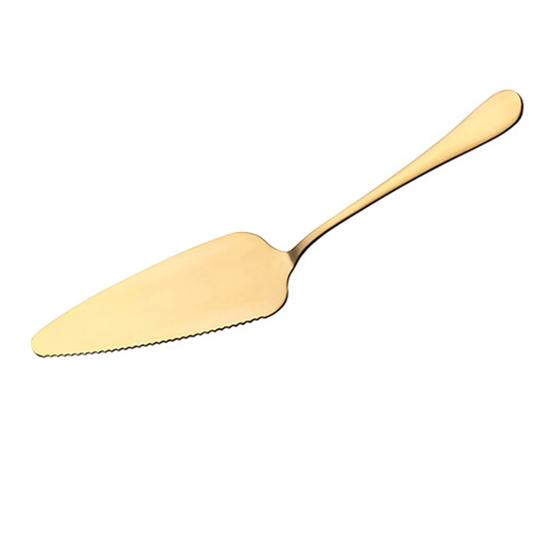 Nerezový servírovací nůž na dort, cukrářský nůž na máslo, kráječ na pizzu a sýr, špachtle pro domácí kuchyň, párty