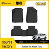 Eco-Friendly TPE Floor Mats for Nissan Kicks, Teana, Qashqai, Bluebird, and Murano