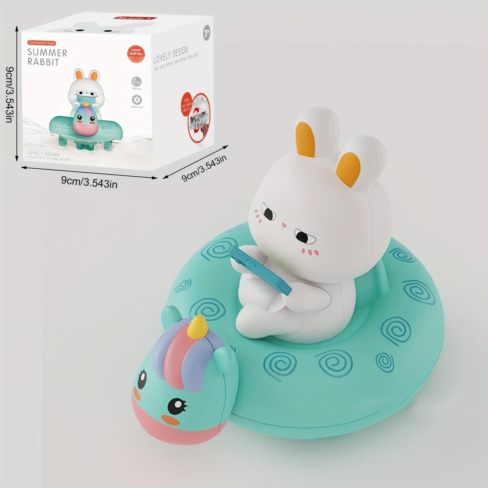 

Ванна Плавание Свинка Кролик Игрушка для Малышей Заводная Цепь Купание Водная Игрушка Ванна Плавание Бассейн Кролик Свинья для Мальчиков Девочек