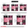 2pcs,2D Plane Printing Curtains&Window Treatment Birthday Quilt Versatile Polyester Fabric (without Rod) Outdoor Decorations for