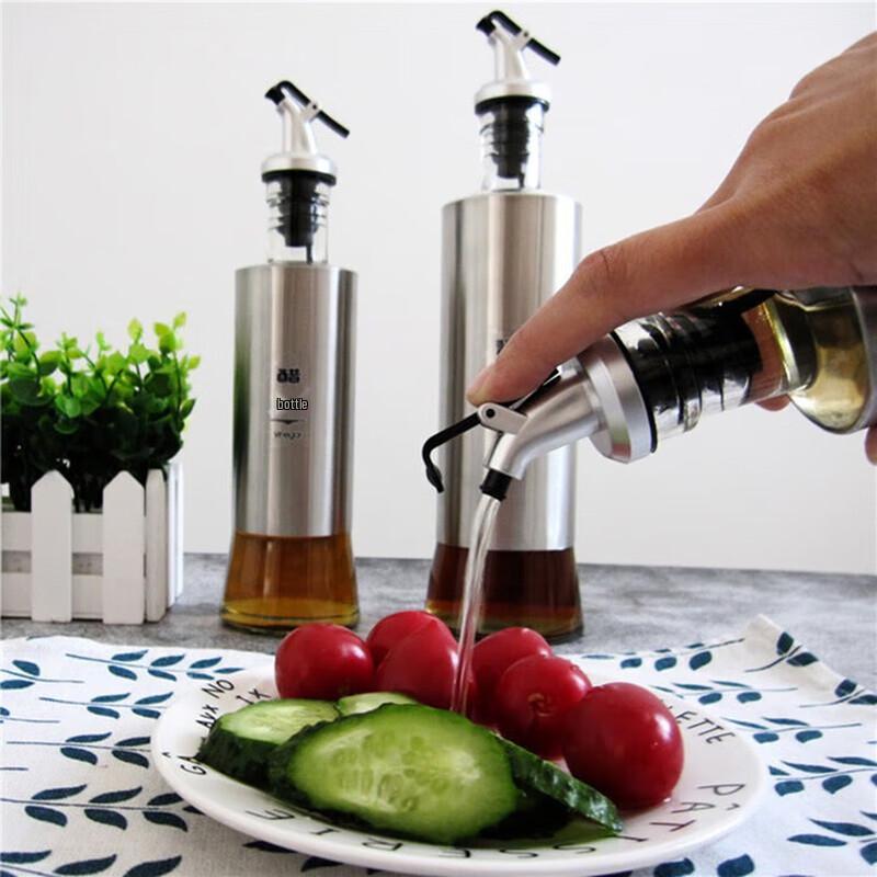 Glass Seasoning Bottle Jar Set