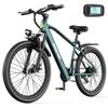 Electric City Cruiser Bike 250W Stylish 26 Inch Wheels 36V 10Ah Removable Battery Carbon Steel Frame 40 Miles Range for Mountain