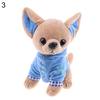 17cm Cute Mini Chihuahua Dog Plush Toy Soft Stuffed Animal Doll Birthday Gift
