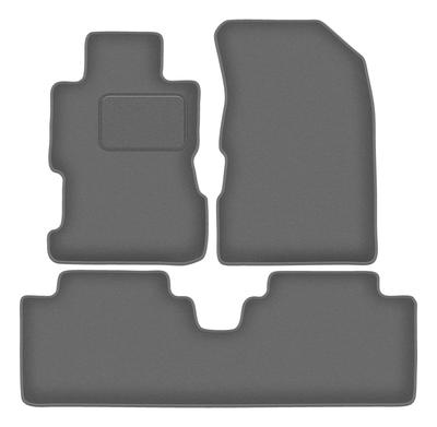 Velour Graphite Car Mats For: Honda Civic VII Sedan (2001-2005)