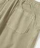 Columbia University Trajan Label Pintuck Wide-Fit Denim Pants_Brown
