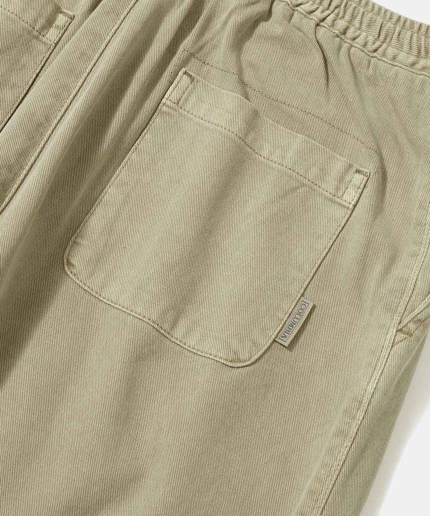 Columbia University Trajan Label Pintuck Wide-Fit Denim Pants_Brown