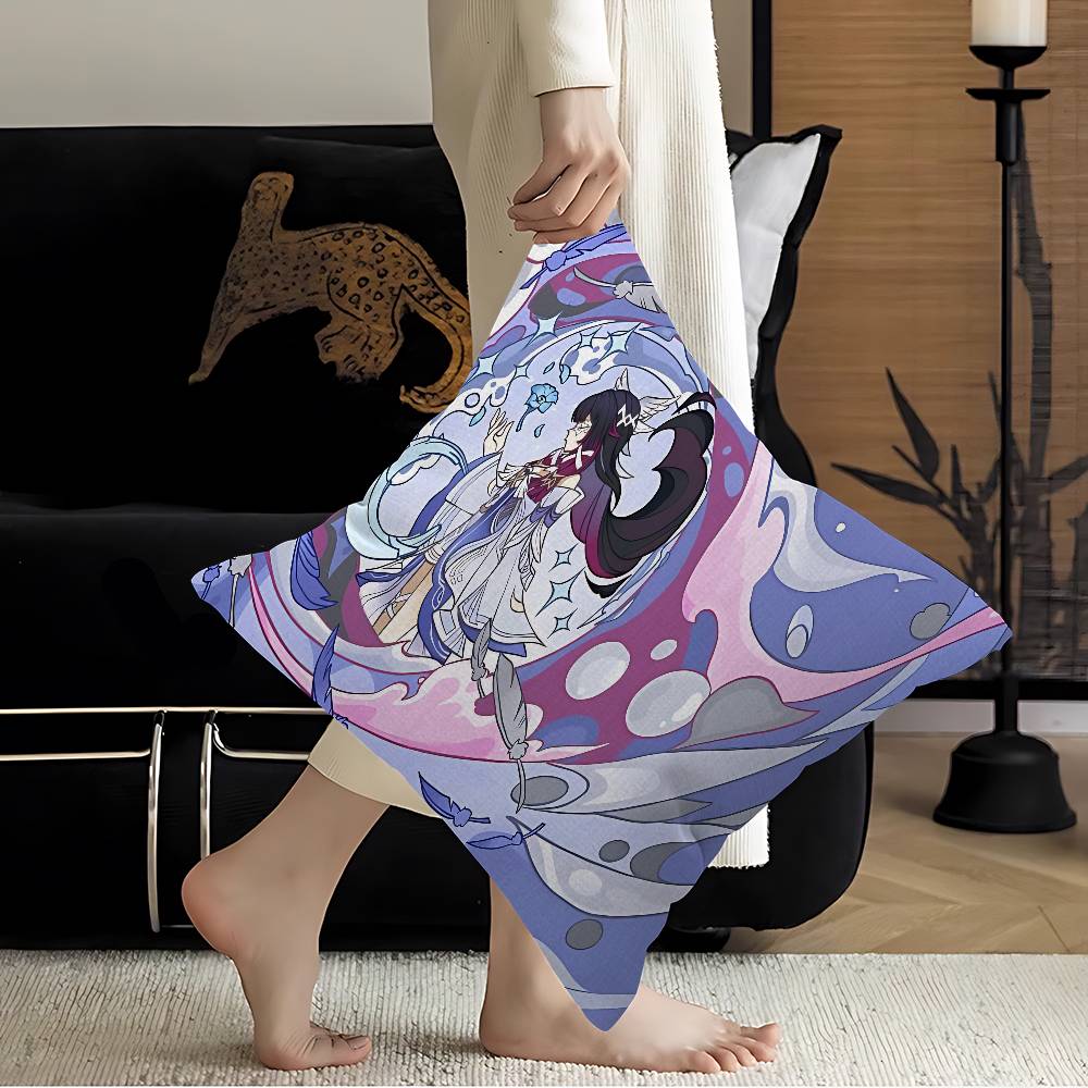 Genshin Impact Columbina Cushion Cover Decorative Pillow Sofa Home Decor case pillow cases