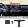 Support de téléphone pour Jeep Wrangler JL 2023 2022 2021 2020 2019 2018 Support de grille d'aération Support de support pour téléphone portable Accessoires