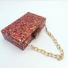 Clutch Evening Party Shoulder Fashion Handbag Crossbody Bag Acrylic Colorful Sequins Women Master Quality Luxury Bags Designers