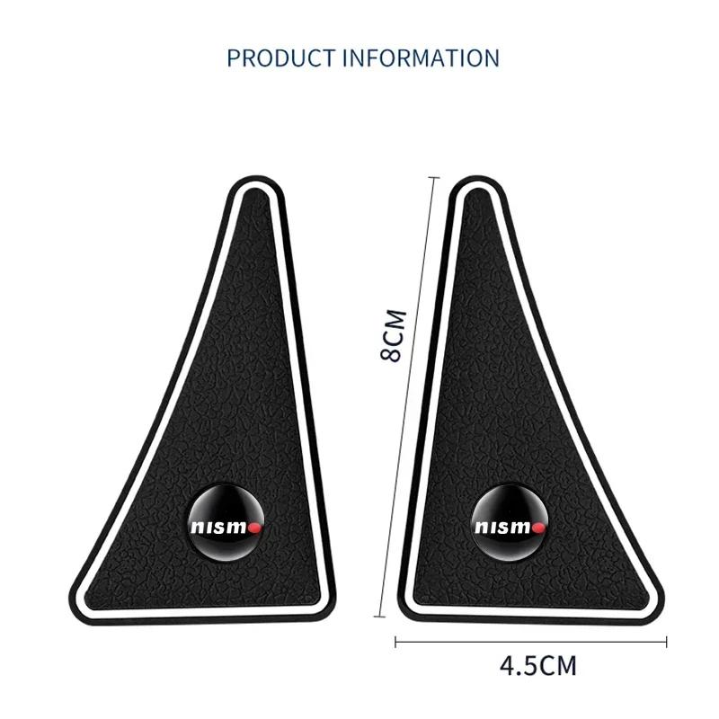 2 st Bil Dörrhörnsskydd Anti-kollisionsskydd för Nissan Nismo 350Z 370Z GTR Patrol Juke X-Trail Qashqai Biltillbehör
