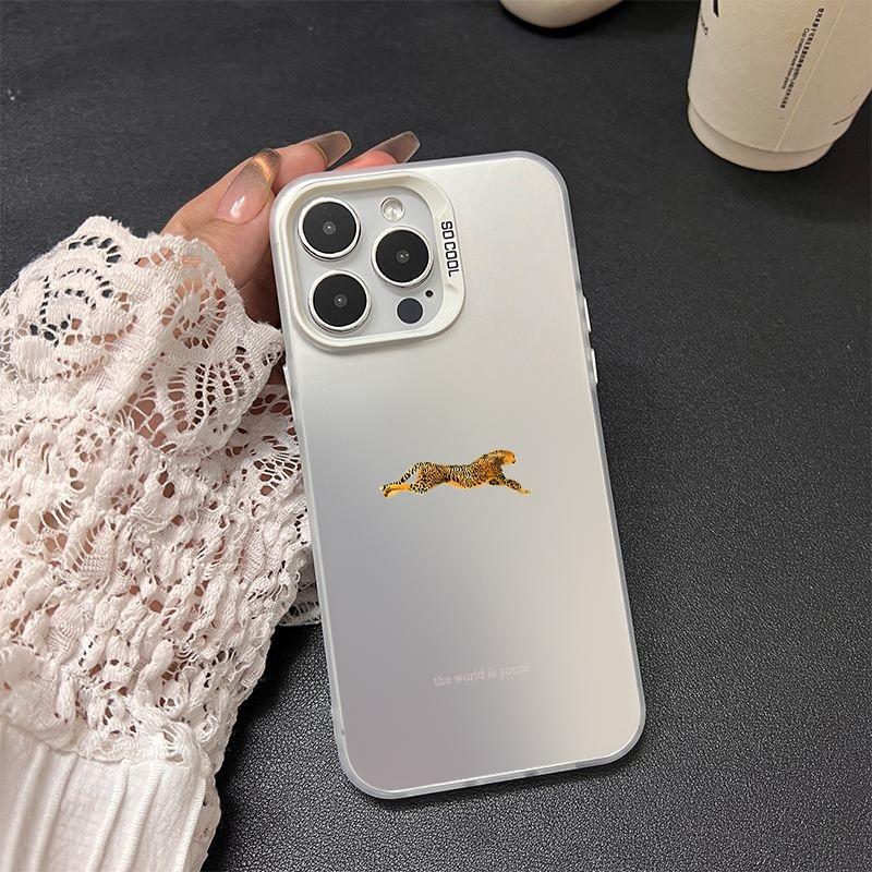 TAKE THE LEAP Fashion Leopard Phone Case For iPhone 17 16 Pro Max 15 14 13 mini 12 11 16E Plus 17Air 2026 inspiring Case