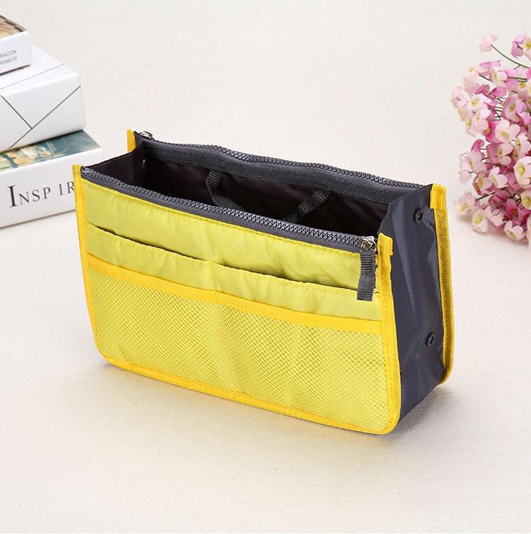 2024 Waterproof Large Capacity Travel Handbag with Double Zipper - Women's Portable Makeup Bag