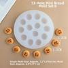 Reusable Cookie Shaped Mold Flexible Play Food Mold Baking Tool Resin Mold  Candy Making