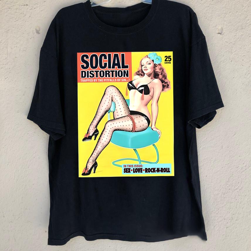 Social Distortion In This Issue Sex Love Rock N Roll T-Shirt All Size Unisex T-Shirt XL