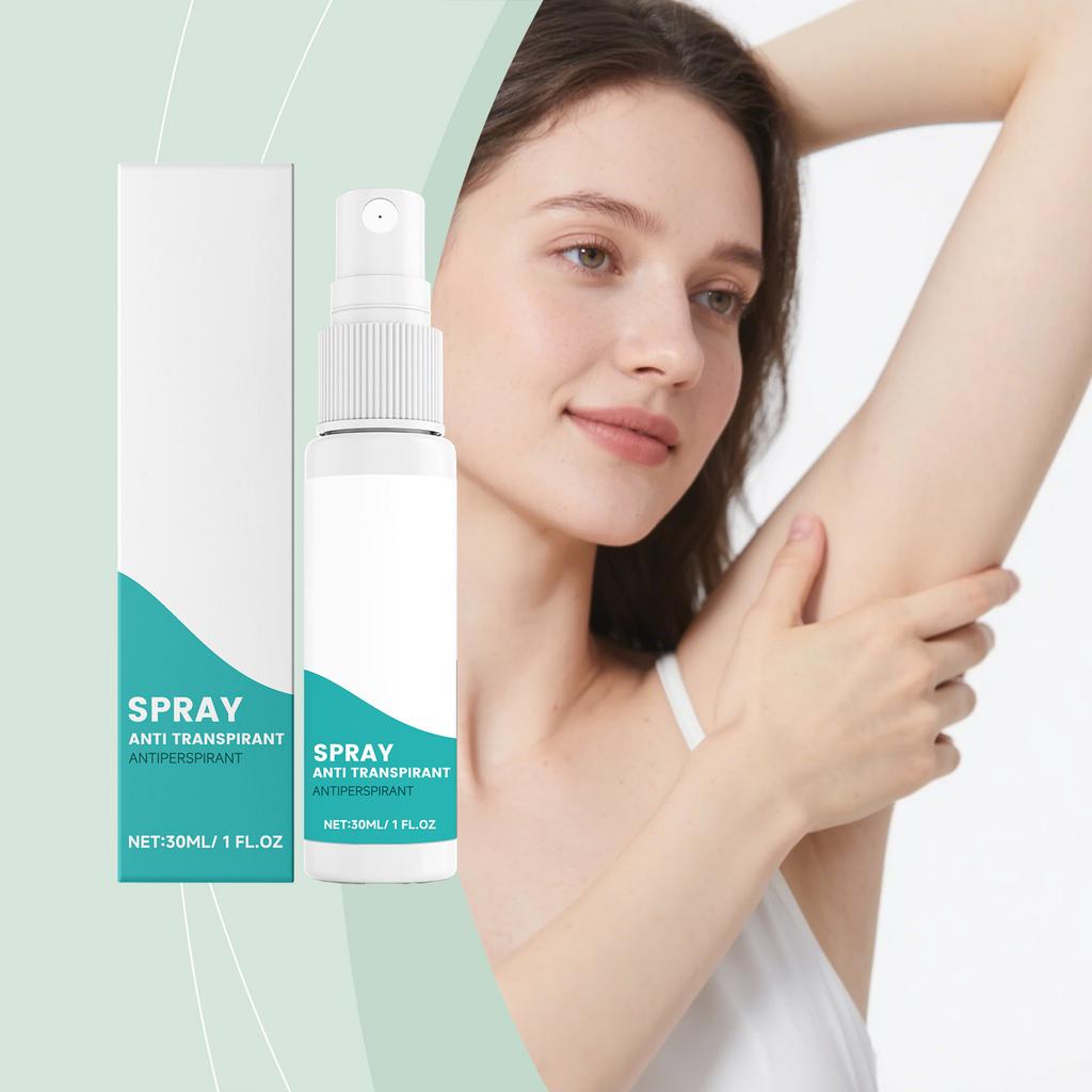 Spray antiperspirant; control sweat; long-lasting dryness (30ml)