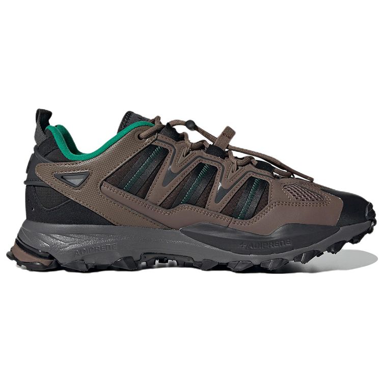 Adidas Hyperturf Adventure Earth Strata Green Unisex Tenisky Hnědá Jádrově černá Kolegiální zelená HQ6606