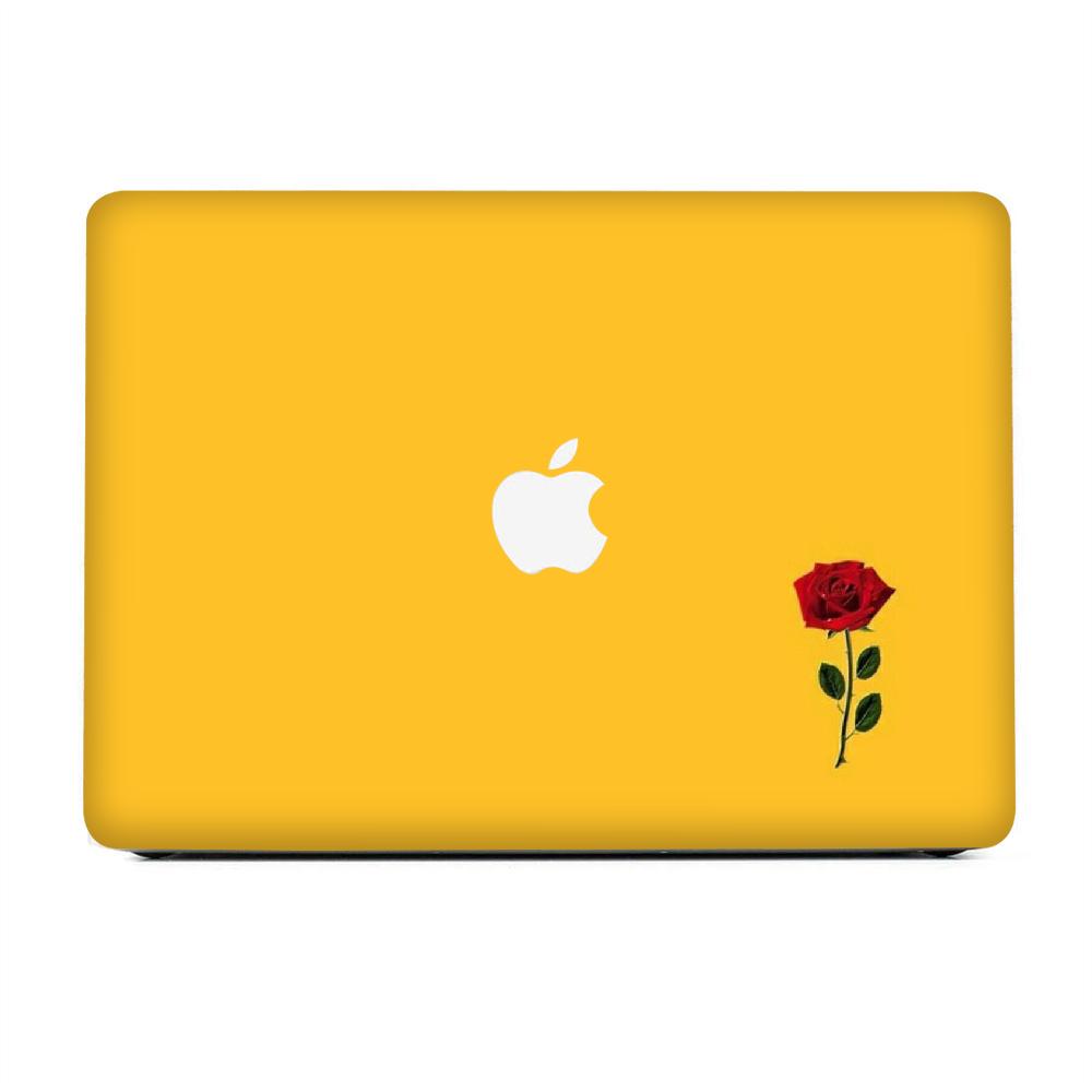 pastel yellow macbook case