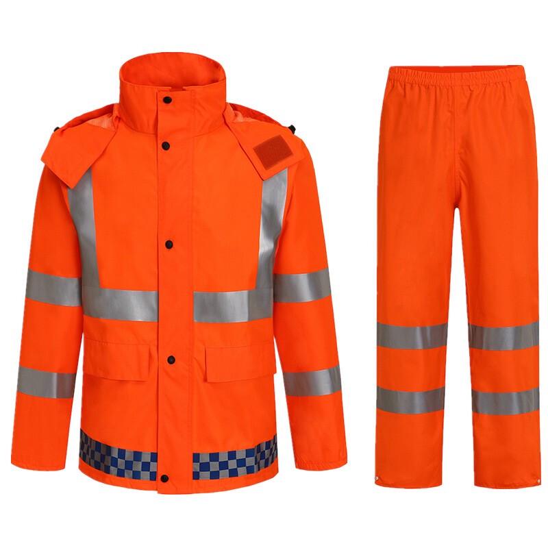 

Ruijunhong High-Visibility Emergency Rain Suit