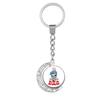 Russian Airborne Troops Rotating Moon Keychain Pendant