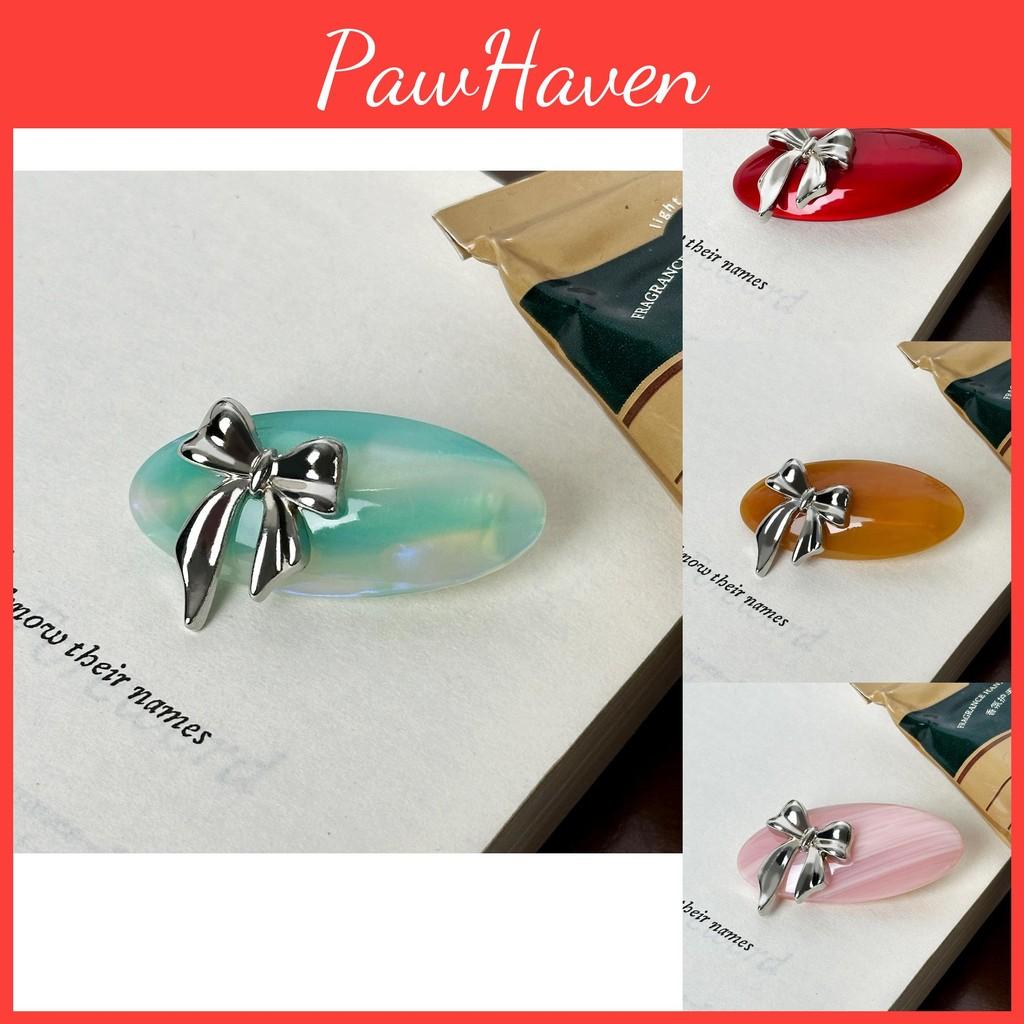 Mini Bowknot Adorable Acetate Hair Clip For Women In Stylish And Versatile Colors