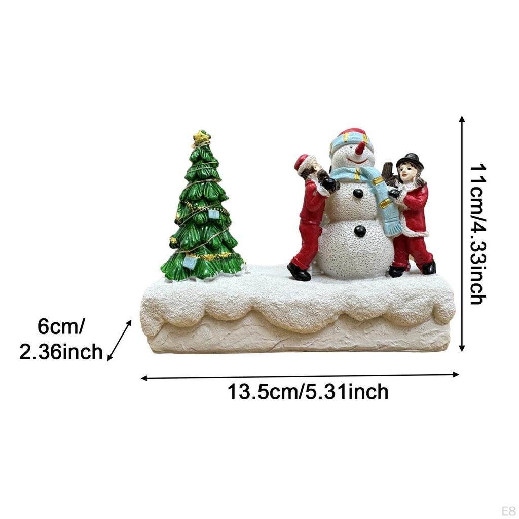 Christmas Figurine Nightlight Table Lamp for Home And Office