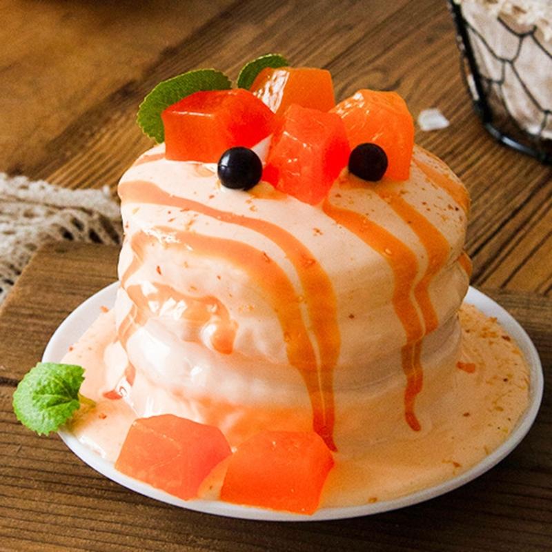 Realistic Dessert Model Faux Cake Decoration for Kitchen Display and Photo Shoot Artificial Food Photography Accessories