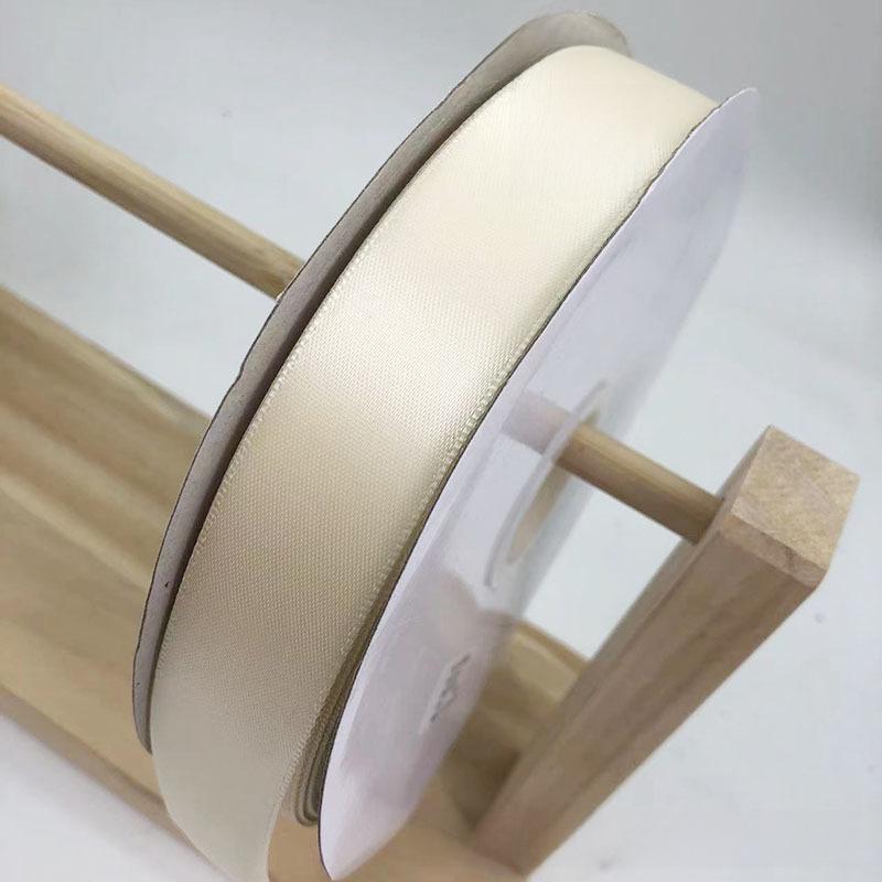 Milky White Polyester Ribbon for Gift Packaging (0.6-5cm)