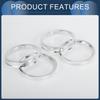 INFINAUTO Hub Centric Ring 57.1mm Inner to 67.1mm OD Car Wheel Hub Ring Aluminum Alloy 4pcs