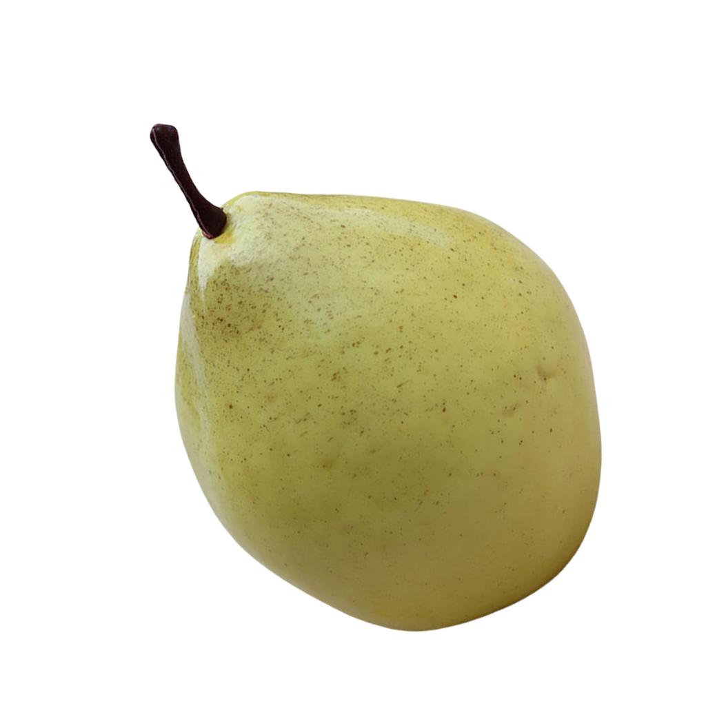 Realistische Schaumstoffbirne für Tischdekorationen im Esszimmer Künstliche Frucht Ornament Küchen Dekorationszubehör