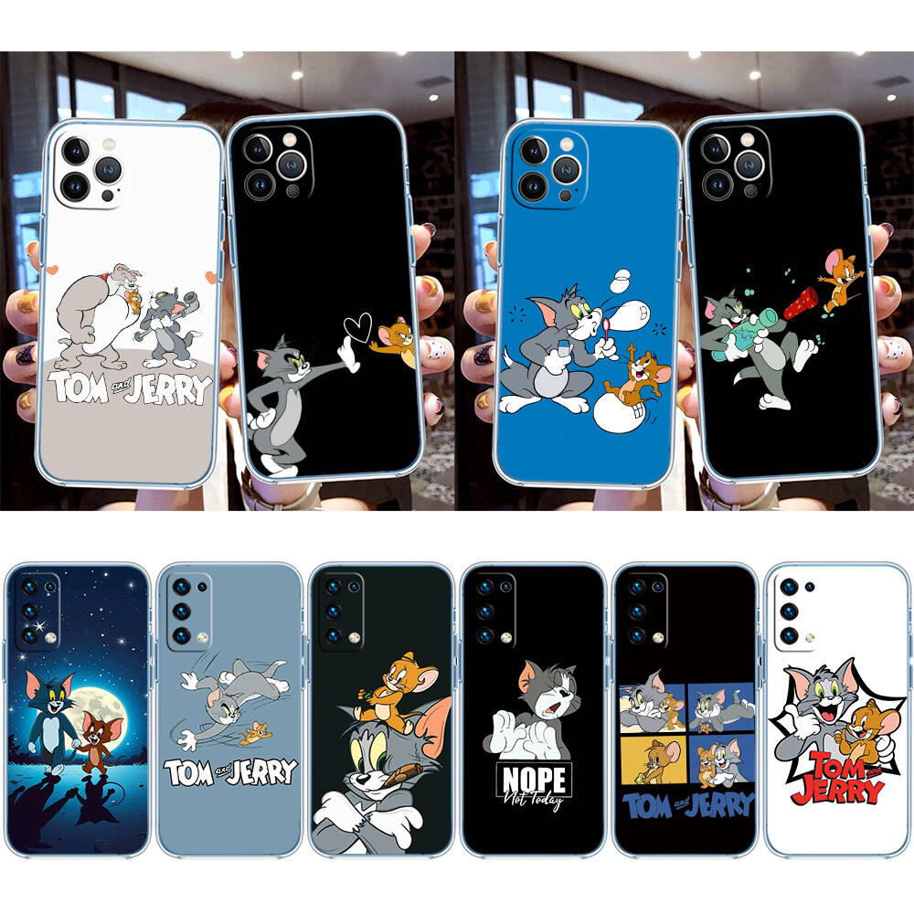 Tom and Jerry Case for Motorola E7 E22 E20 E13 E15 E22S E30 E40 G10 G20 G04 G22 G23 G05 G75 G35 G55 G6 G7 G8 G9 Plus Power Play