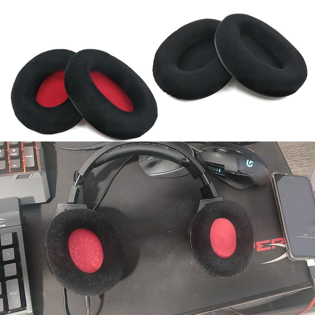 Gaming Headphone Earpad Cushion Cover Breathable for KHX-HSCP Hyper X Cloud II 2 HSCD Soft Earphone Sleeve